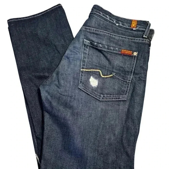 7 for Mankind Jared Slacker Boyfriend Jean - Picture 2 of 7